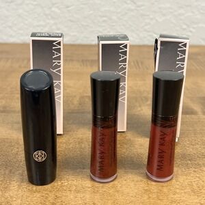 Mary Kay Nourishine Plus Lip Gloss Sparkle Berry Dazzle Mauve Movement Lipstick